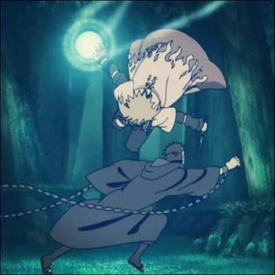 Comment s'appelle la technique que Minato a utilis pour mettre Tobi  terre ?