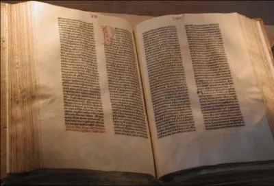 Qu'a t la premire impression de Gutenberg ?