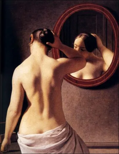 Devant le miroir, 1841