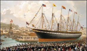 Combien d'heures a dur la traverse de l'ocan Atlantique par le Great Britain en 1852 ?