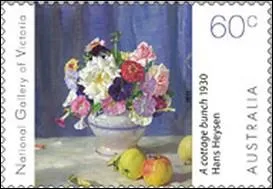 Quel ge a eu en 2011 le galerie de Victoria comme le montre ce timbre d'Australie ?