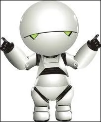 Comment s'appelle ce robot dpressif issu des livres de Douglas Adams et voqu dans la chanson  Paranod Androd  de Radiohead ?