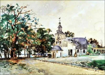 Honfleur, la chapelle Notre Dame de Grce, 1864