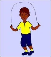 Que fait cet enfant avec cette corde ?