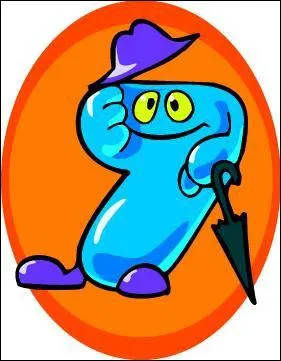 Quel est ce chiffre reprsent par l'homme au chapeau avec son parapluie ?