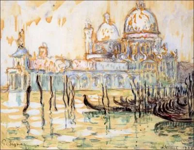 Venise, Les Gondoles (et la Salute) - 1908