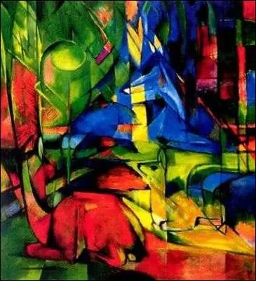 Qui a peint Daims dans la fort ?