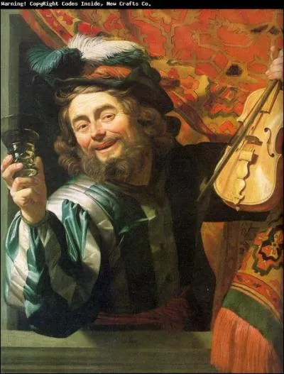 Joyeux violoniste, 1623