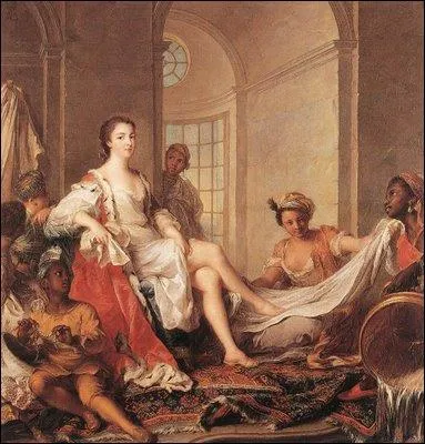 Mlle de Clermont en sultane, 1733