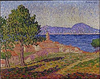 Qui a peint Vue de Saint Tropez la citadelle ?