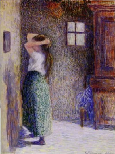 Qui a peint Jeune paysanne � sa toilette ?