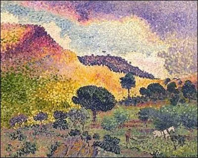 Qui a peint La cha�ne des Maures ?