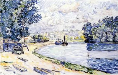 Qui a peint Paysage de fleuve prs de Samois ?