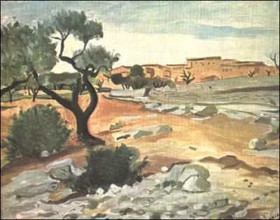 Qui a peint Paysage aux oliviers ?