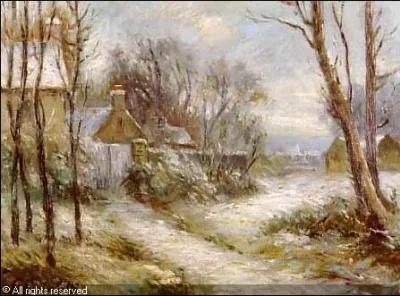 Qui a peint Paysage avec maison ?