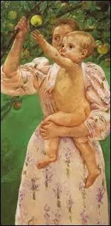 Qui a peint  Enfant cueillant un fruit  ?