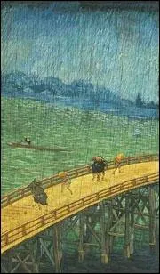 Qui a peint  Le Pont sous la pluie  ?