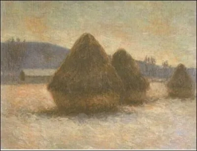 Qui a peint ces  Meules en hiver  ?
