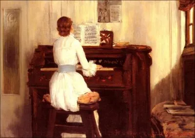 Mrs Meigs au piano