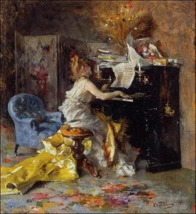 Femme au piano