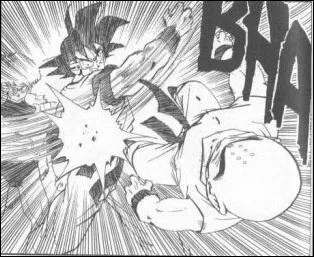 Qui est le personnage qui frappe ?