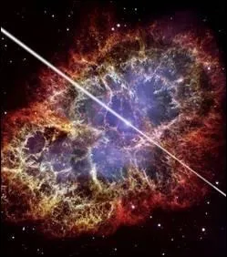 La nbuleuse du Crabe est le rsidu d'une toile qui vient de mourir, c'est une supernova. Avec la force gravitationnelle, l'toile s'est considrablement condense pour devenir un pulsar de. .