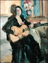 Femme avec une guitare, 1915