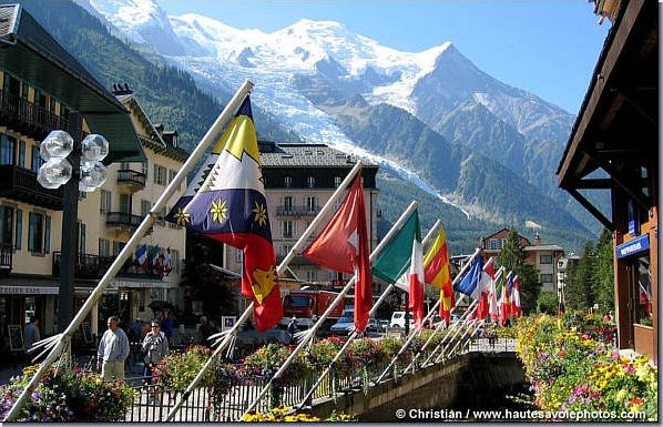 Chamonix et le massif du Mont-Blanc