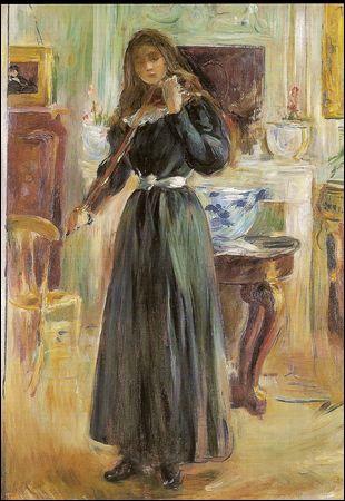 Julie Manet au violon, 1893