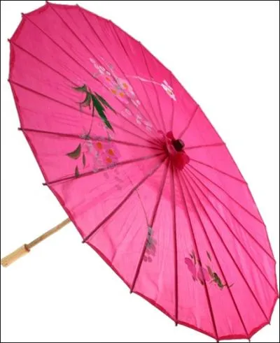 On peut retrouver ce genre de parapluie en Chine, mais comment s'appelle-t-il ?