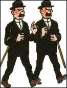 Dans  Tintin , il est impossible de diffrencier les Dupont.