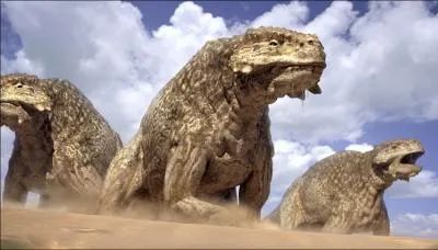 Le scutosaurus tait un reptile robuste de 3  6 m de long et devait peser dans les 3 tonnes.  quels animaux actuels est-il apparent ?