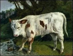 A quel peintre franais du courant raliste devons-nous ce   Veau blanc   ?