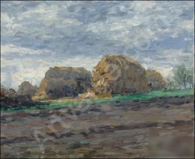 Quel artiste ayant explor la plupart des mouvements artistiques de son temps est l'auteur de ces   Meules de foin   ?
