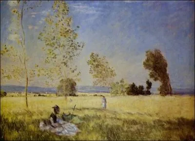 Qui a ralis   Prairie  Bezons   , toile peinte dans la plaine d'Argenteuil en 1874 ?