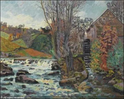 Quel peintre est l'auteur de ce tableau  Le Moulin Bouchardon  Crozant   ?