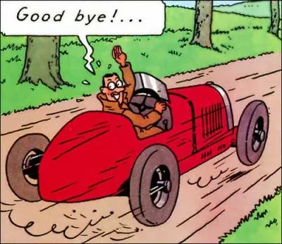 Dans cet album, Tintin rencontre La-Taupe-au-regard-perant !