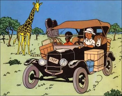 Dans  Tintin au Congo , il utilise un vhicule de Modle T (1920-25), de quelle marque s'agit-il ?