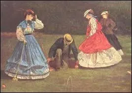 La partie de croquet