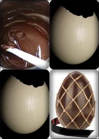 Comment se manifeste, en France, la premire apparition des ufs en chocolat  l'occasion de Pques ?