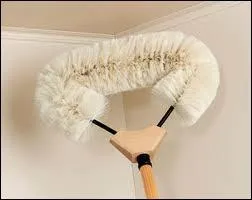 Pour nettoyer au plafond, et dans les coins du plafond, vous aurez besoin d'un balai  ?