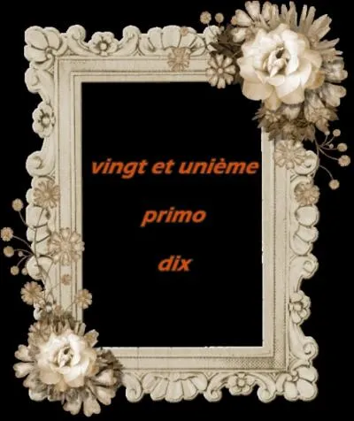 Parmi ces exemples, lequel comporte-t-il un adjectif numral ordinal ?