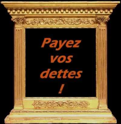 Quel est le bon exemple ( ne pas suivre ! )*** parmi les suivants ? *** Avoir des dettes n'est pas un bon exemple !