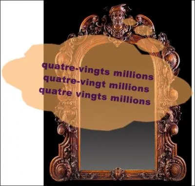 Attention, vous ne les gagnerez pas si vous ne les orthographiez pas correctement !