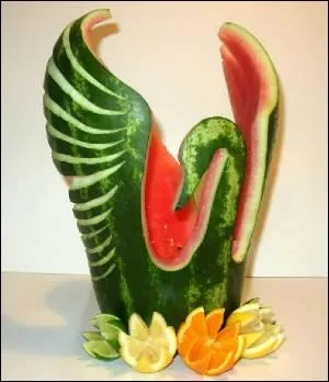 Quel est ce fruit sculpté ?