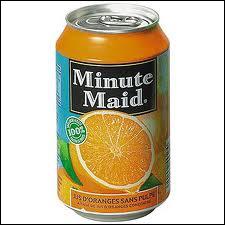 Par quelle marque de soda la socit de jus de fruits sous canettes Minute Maid a-t-elle t rachete dans les annes 1960 ?