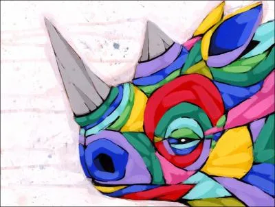 La corne du rhinocros est un os !