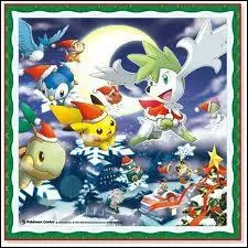 Quel(s) Pokmon ne figure(nt) sur ce tableau de Nol ?