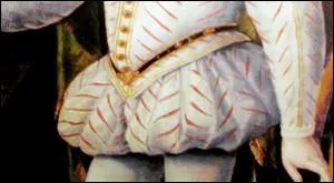 Voici une des anctres de la culotte masculine. Elle tait le plus souvent attache aux bas par des jarretelles, car ce sont les hommes qui les premiers ont port les jarretelles. Quel est son nom ?