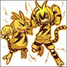 Quel est ce Pokmon lectrique reprsent sur ce cosplay ?